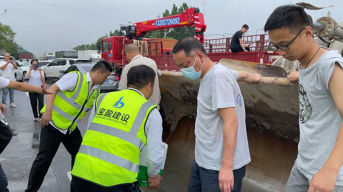 全力以赴，河南寶盈建設集團有限公司防汛搶險阻擊戰(zhàn)